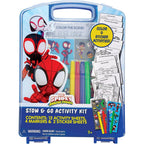 Tara Toys Marvel Spidey Stow and Go Activity Kit front view showing superhero packaging