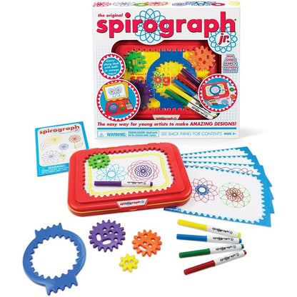 Spirograph Junior classic retro drawing art kit front view packaging