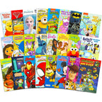 Bendon small coloring books for kids twenty four pack front view featuring licensed cartoon characters.