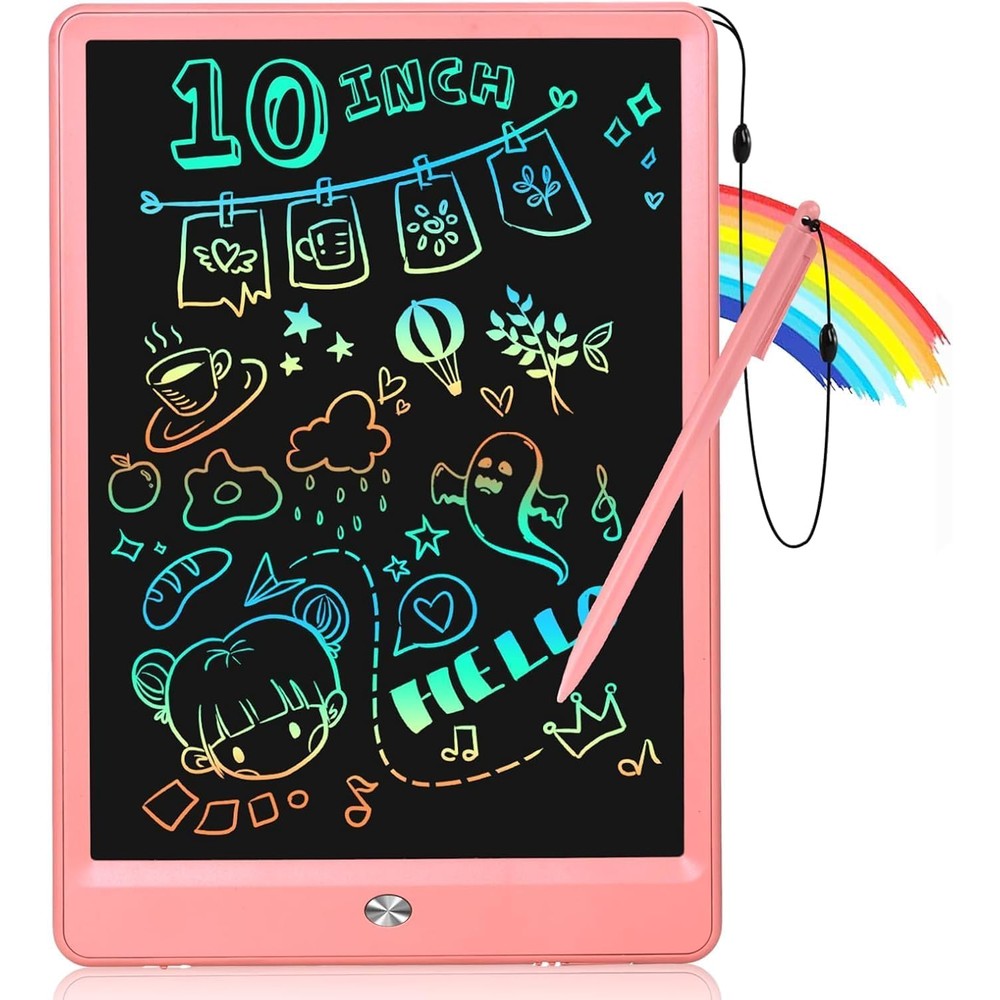 EooCoo 10-inch LCD writing tablet front view for kids drawing