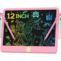 Hockvill 12 inch LCD writing tablet front view in pink
