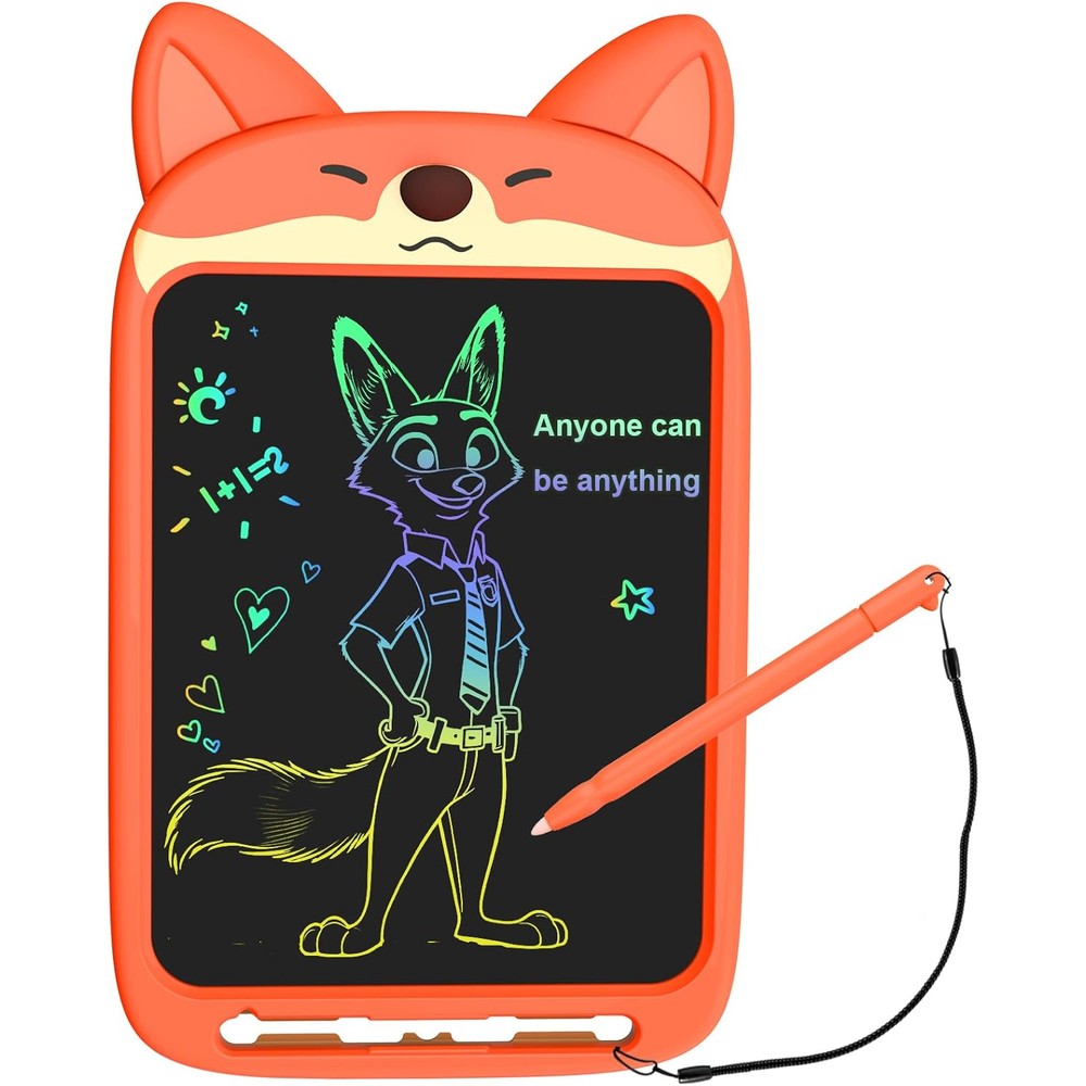 Chafegy 10 inch LCD writing tablet fox design front view