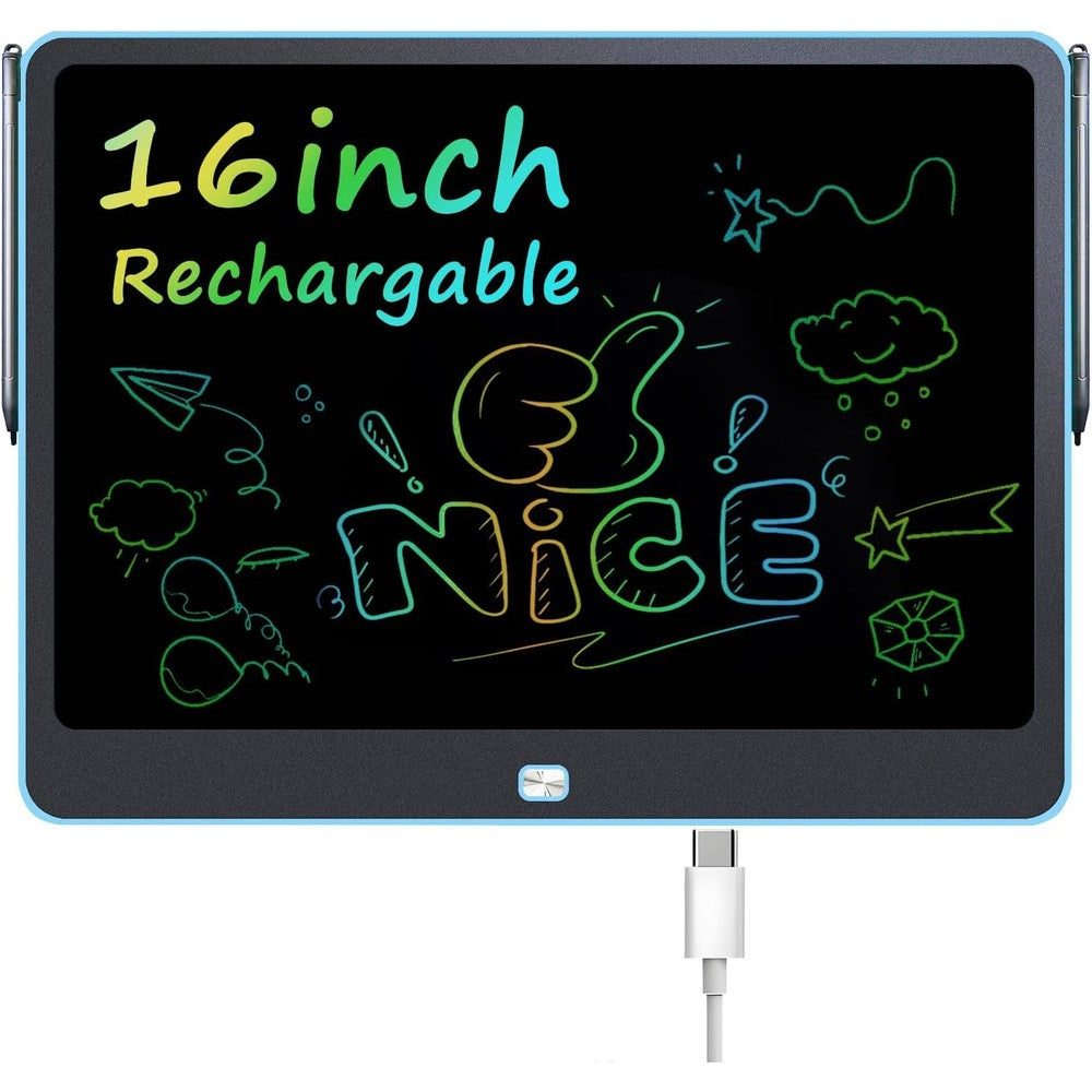 Qiaobuqi 16 inch rechargeable LCD writing tablet front view
