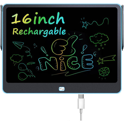 Qiaobuqi 16 inch rechargeable LCD writing tablet front view