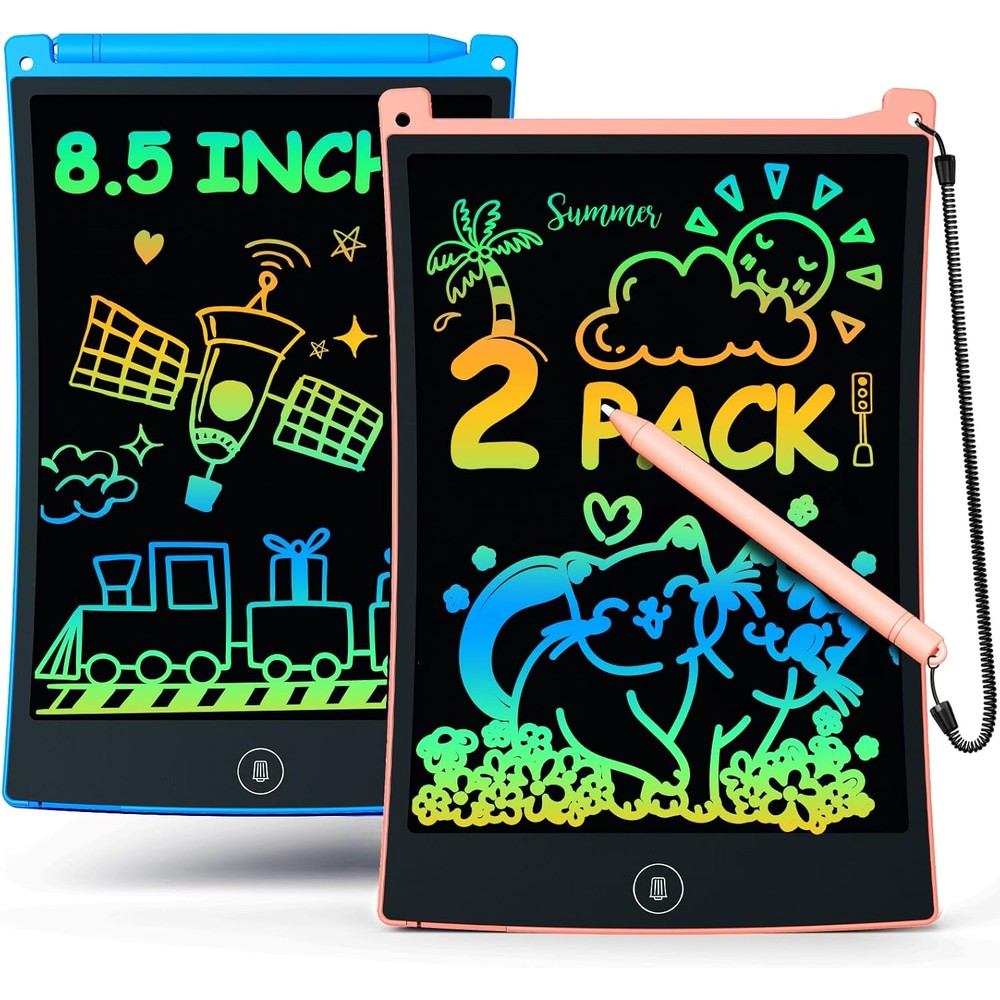 Bravokids 2 pack LCD writing tablet front view for kids