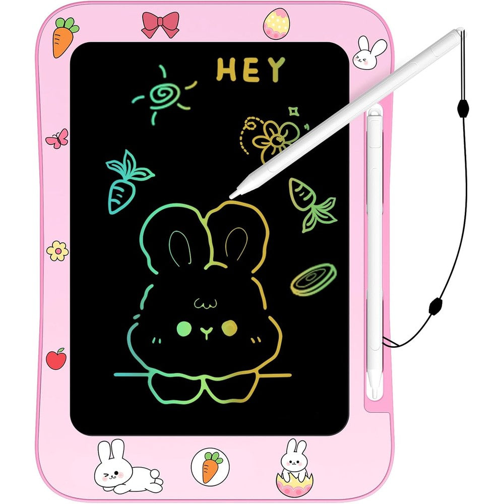 Genialba LCD writing tablet for kids with rabbit theme front view