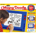 Cra-Z-Art Retro Magna Doodle front view classic blue and white magnetic drawing board toy for kids.