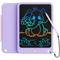Kikapabi 10 inch LCD writing tablet purple front view
