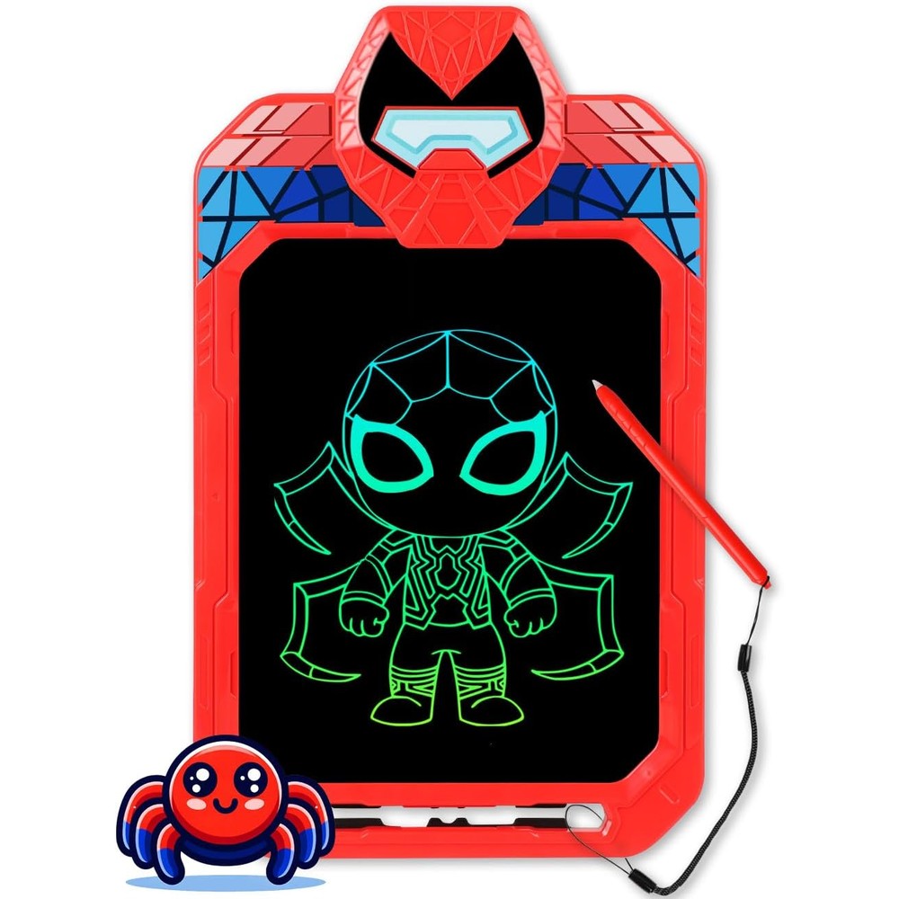 Fullware 10 inch Spider Hero LCD writing tablet front view for kids
