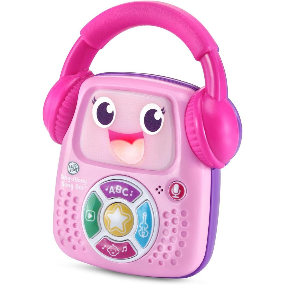 LeapFrog Sing-Along Song Bot Pink front view interactive learning toy