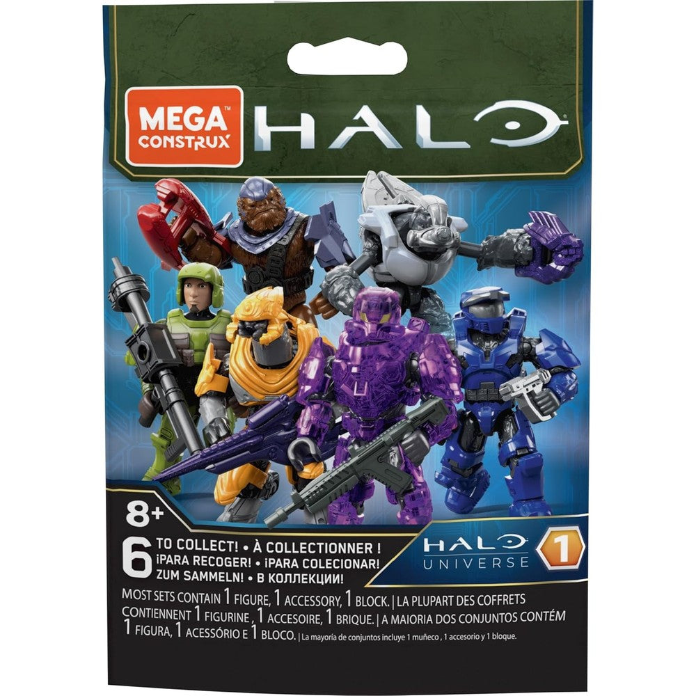 MEGA Brands Halo Universe Collection Series 3 action figure blind pack front view