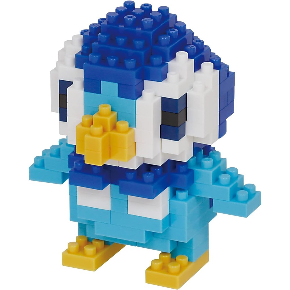 Nanoblock Pokemon Piplup building kit front view of retail packaging