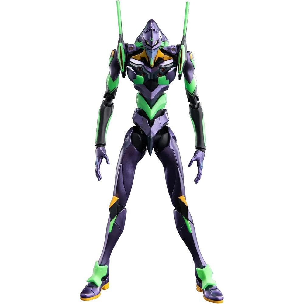 Blokees Ultra Action Edition Legacy Edition Evangelion Unit 01 Build Kit front view showcasing iconic purple and green armor