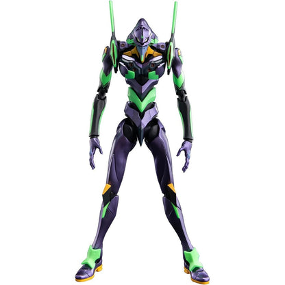 Blokees Ultra Action Edition Legacy Edition Evangelion Unit 01 Build Kit front view showcasing iconic purple and green armor
