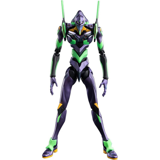Blokees Ultra Action Edition Legacy Edition Evangelion Unit 01 Build Kit front view showcasing iconic purple and green armor