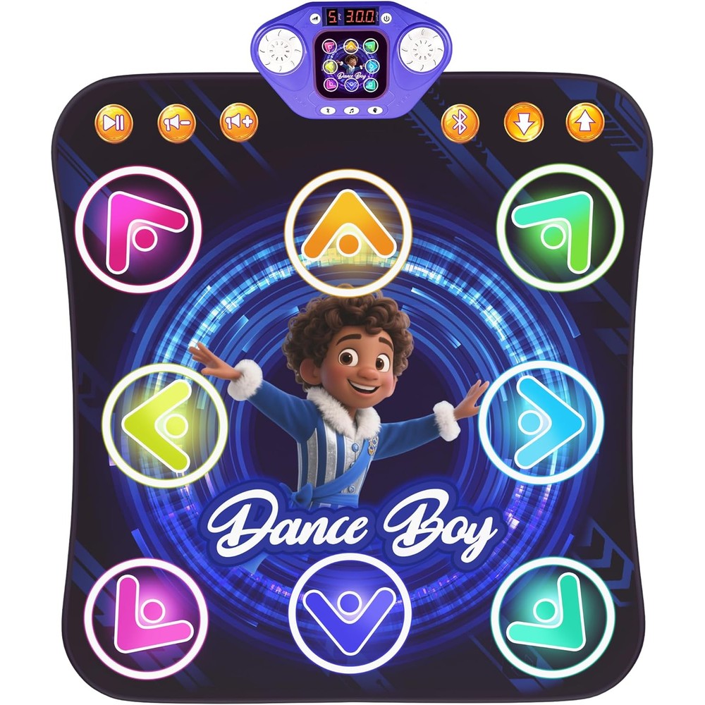 TooLion Bluetooth kids dance mat front view for interactive play