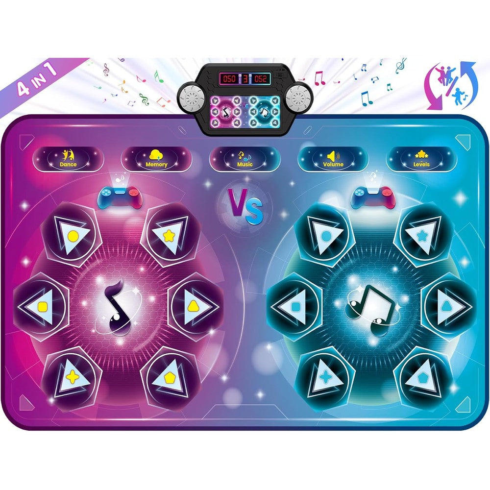 Maysida 4 in 1 electronic dance mat for kids front view