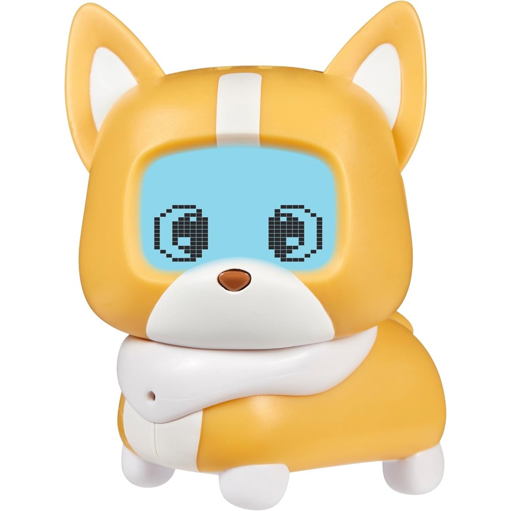 MGA Entertainment Pixel Petz Corgi front view displaying interactive pixel screen.