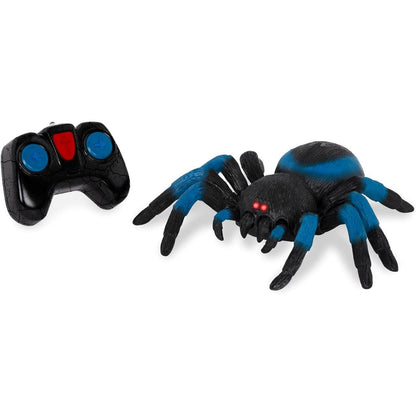 Terra by Battat remote control tarantula blue spider toy front view showing glowing eyes