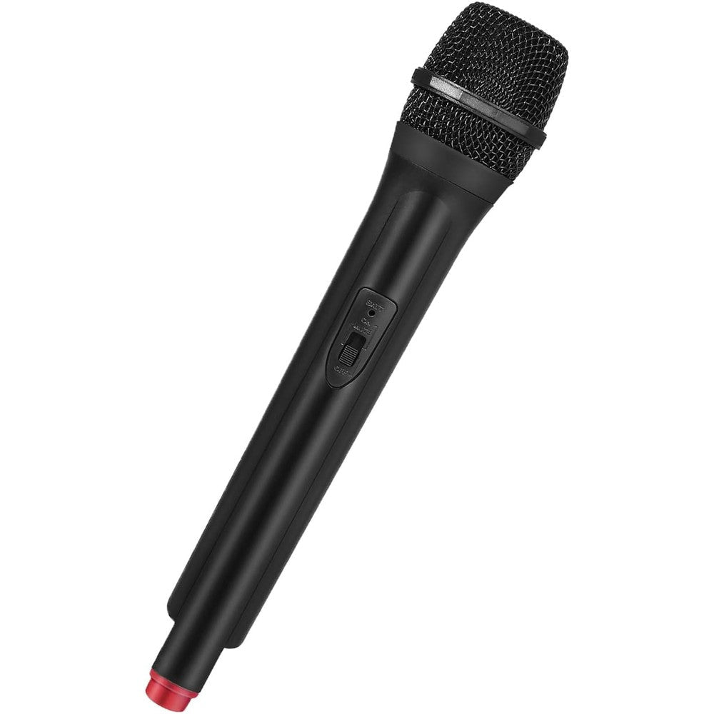 IFJJ fake microphone plastic realistic speech practice prop front view