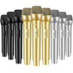 Sanwuta fake microphone prop front view for party costume accessories