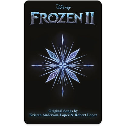 Yoto Frozen 2 Kids Audio Card front view featuring characters Anna and Elsa for kids smart speaker