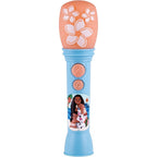 eKids Disney Moana toy microphone front view showcasing character graphics and speaker.