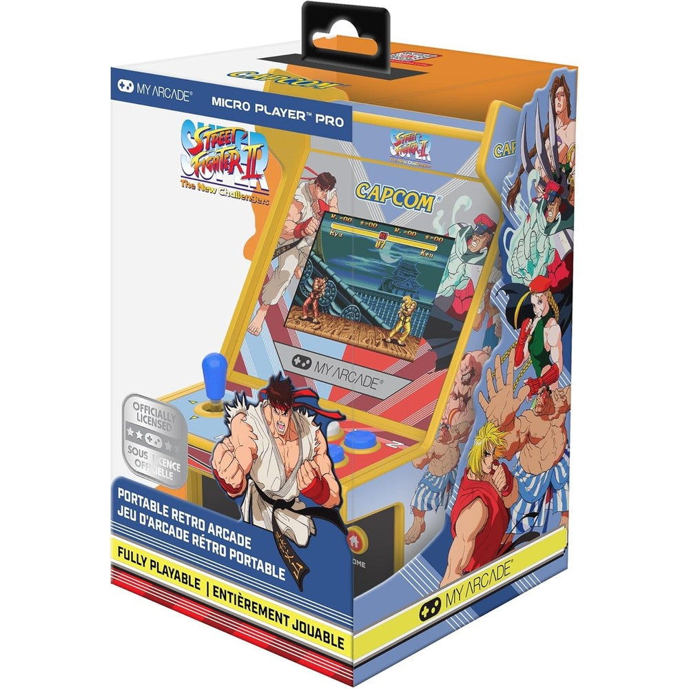 My Arcade Super Street Fighter II Micro Player Pro front view