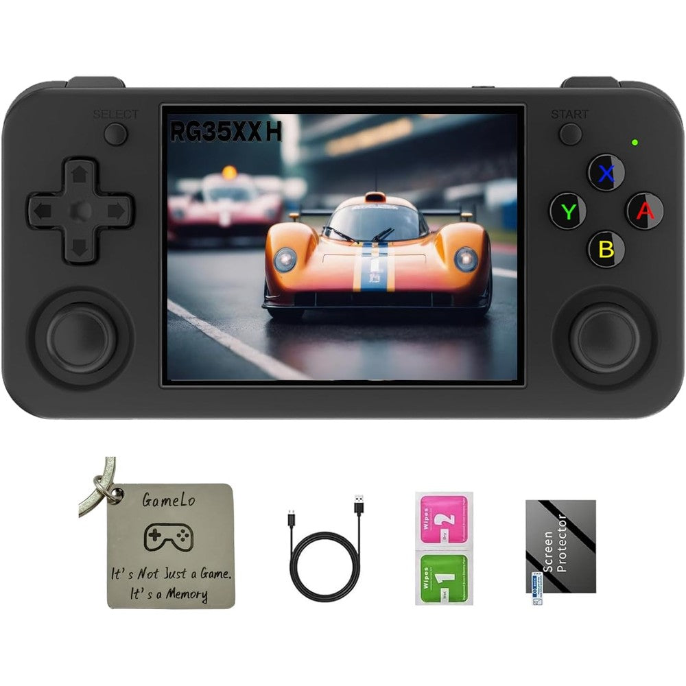 Gamelo Anbernic RG35XX H retro handheld console front view