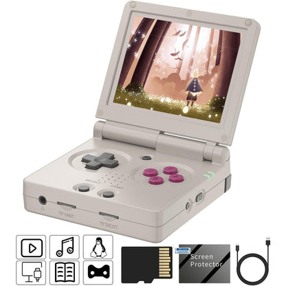 Voacle Anbernic RG35XXSP Flip handheld game console front view
