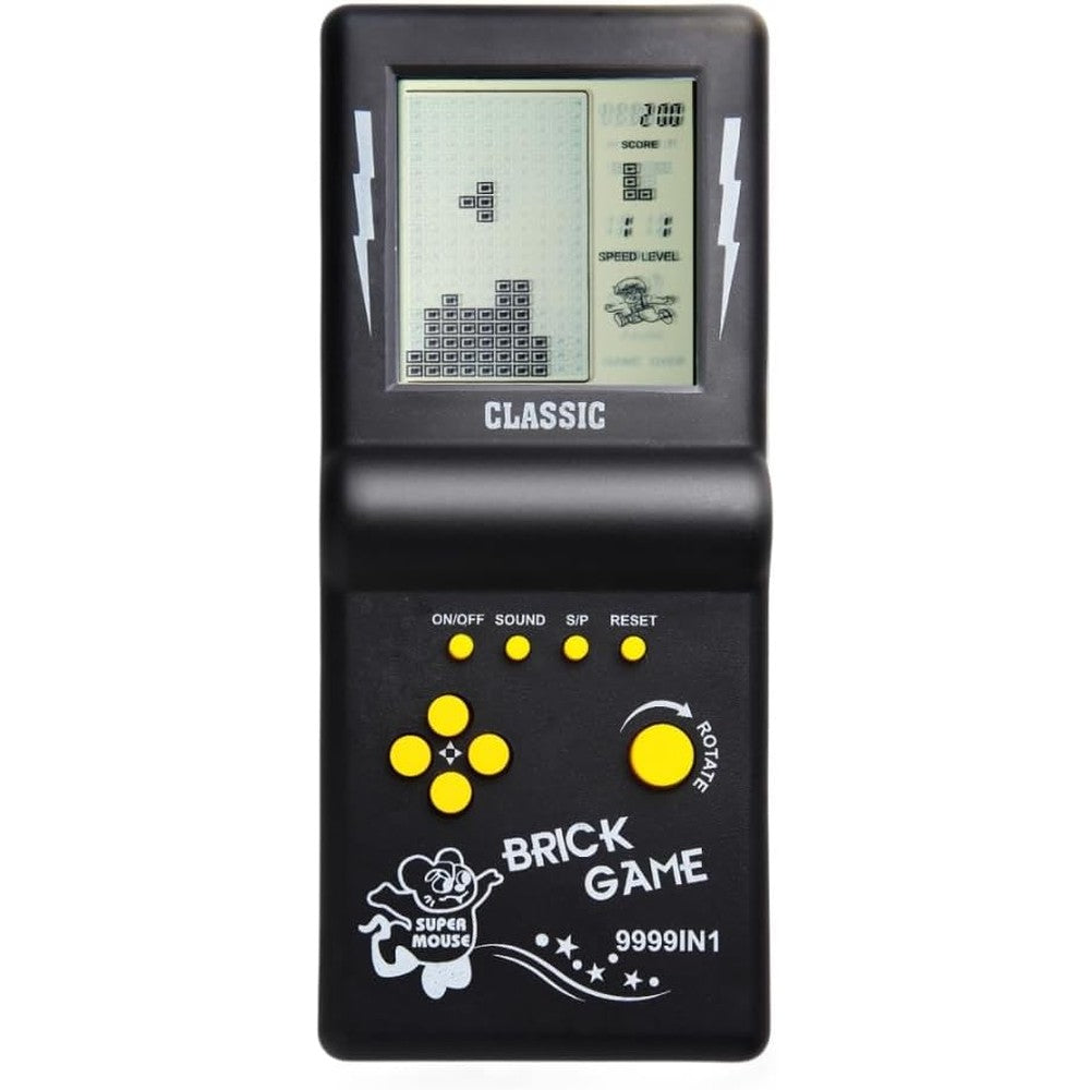 HLF 3.5-inch retro brick game console front view black
