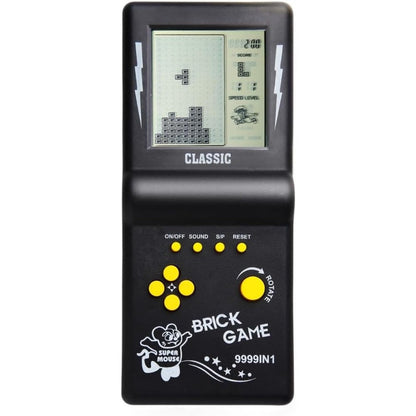 HLF 3.5-inch retro brick game console front view black