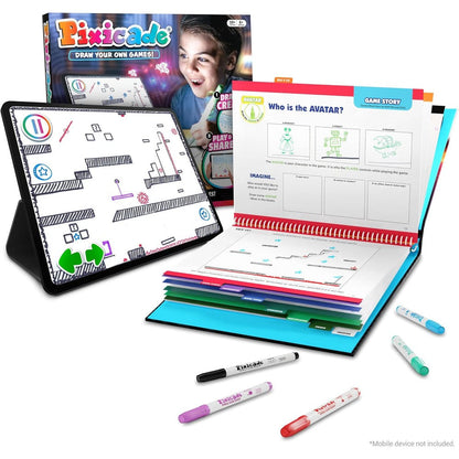 Abacus Brands Pixicade mobile video game maker packaging front view