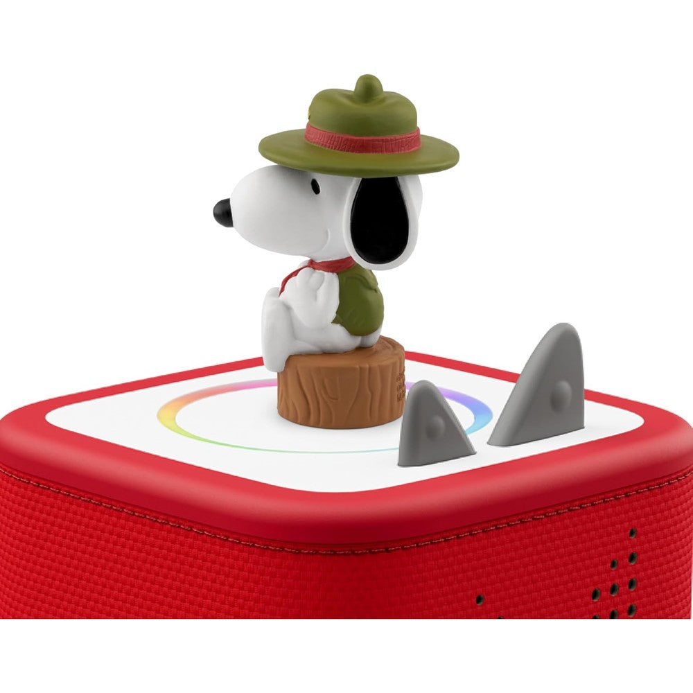 Tonies Peanuts Camp Snoopy Audio Toy Figurine front view showing scout uniform