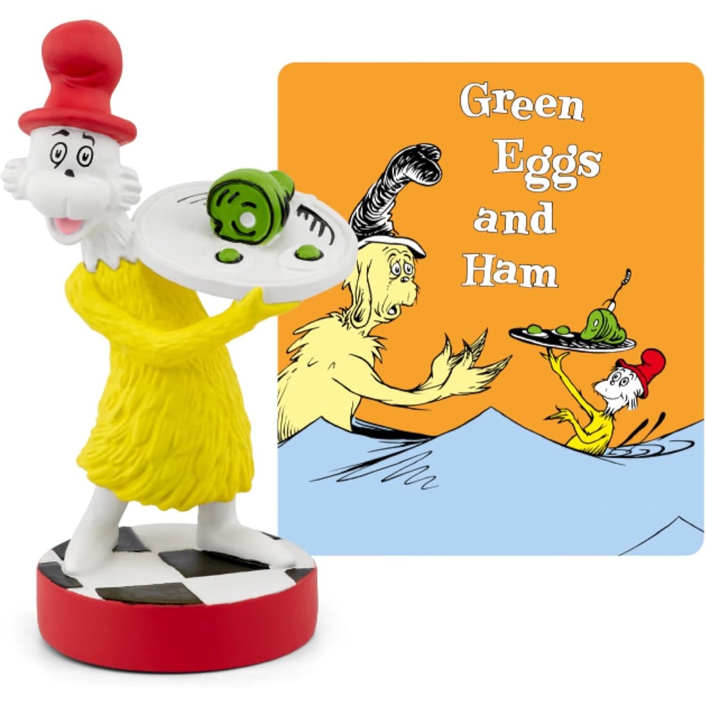 Tonies Sam-I-Am audio play character front view showing Dr Seuss figurine