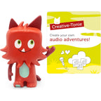 Tonies Monster Creative Audio Character Figurine front view showing red monster design