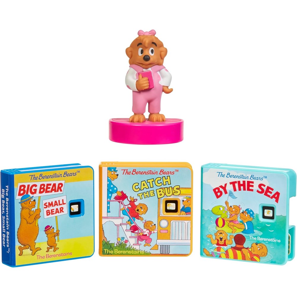 Little Tikes Berenstain Bears Audio Story Collection front packaging view showing story cartridges.