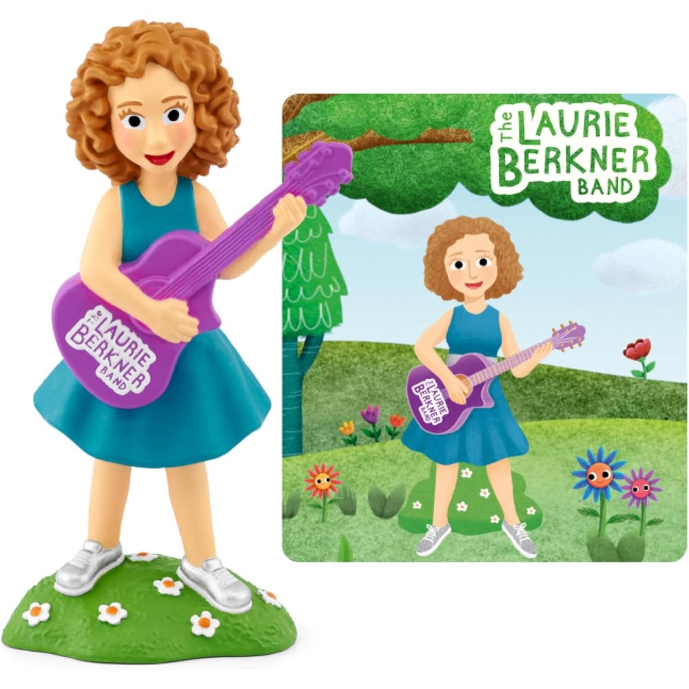 Tonies Laurie Berkner 2 audio toy figurine front view holding purple guitar