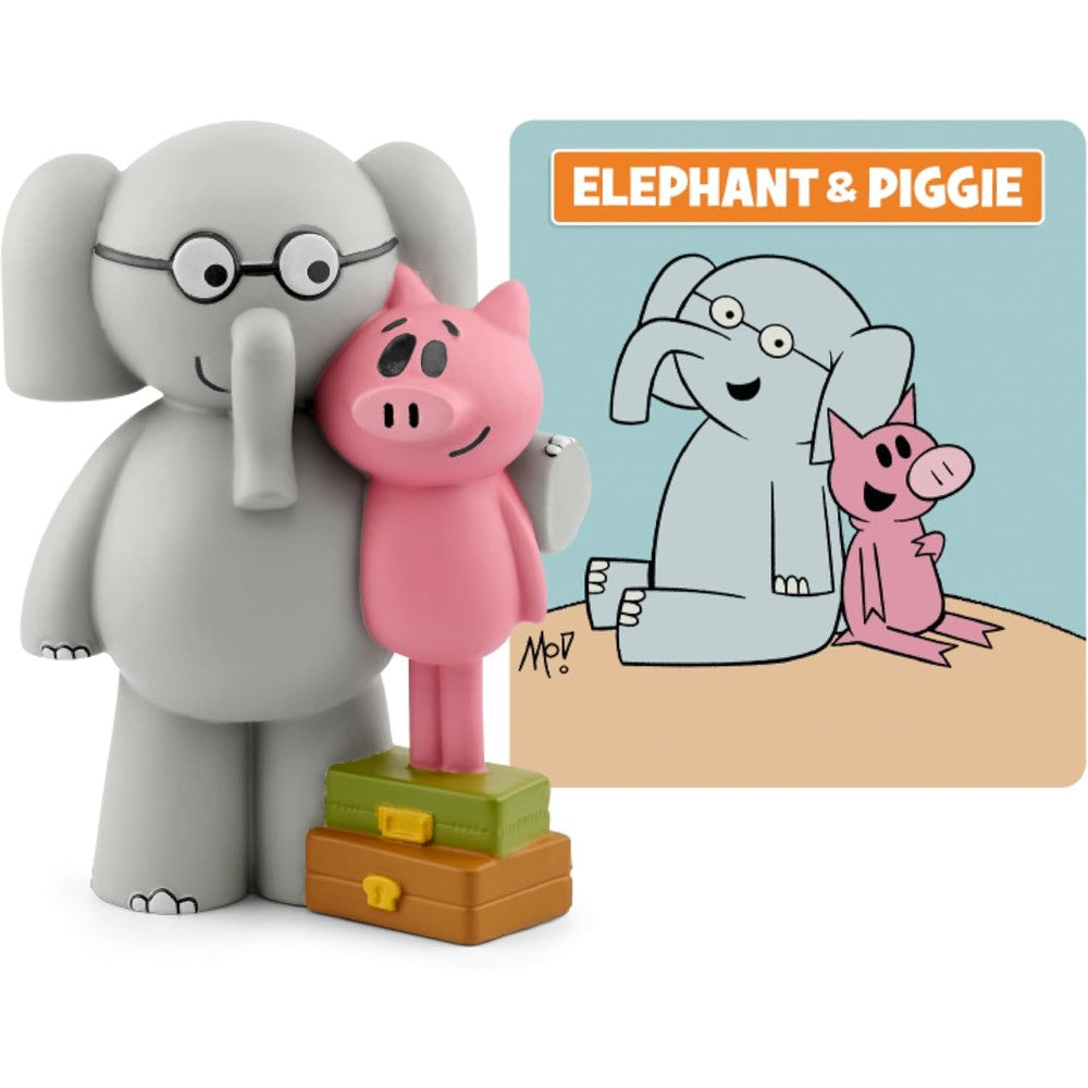 Tonies Elephant and Piggie audio toy figurine front view showing Gerald and Piggie characters