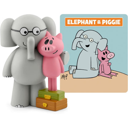 Tonies Elephant and Piggie audio toy figurine front view showing Gerald and Piggie characters