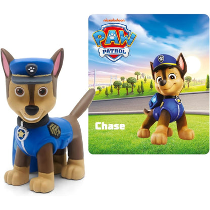Tonies Paw Patrol Chase audio toy figurine front view showcasing hand painted police pup uniform details
