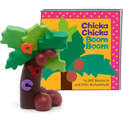 Tonies Chicka Chicka Boom Boom audio toy figurine front view on a clean background.