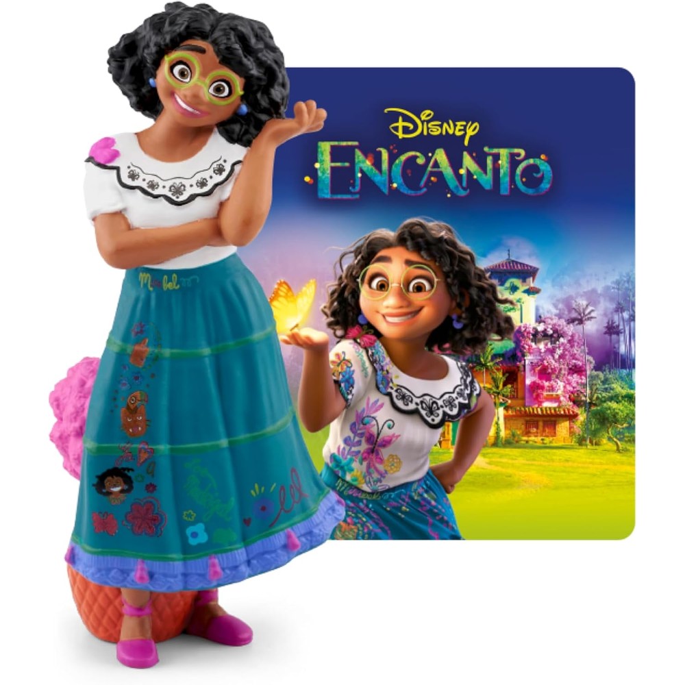 Tonies Mirabel Disney Encanto audio toy figurine front view showcasing hand painted character outfit detail.