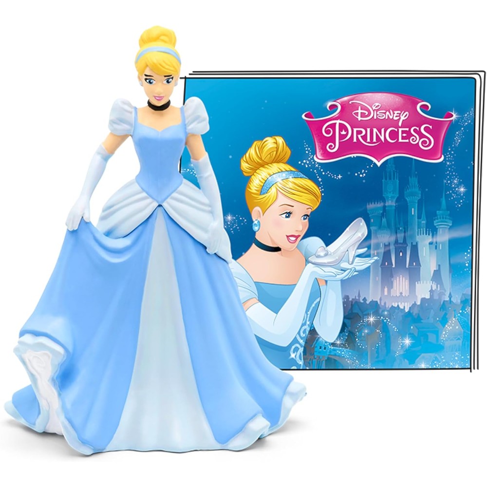 Tonies Disney Cinderella audio toy figurine front view showing blue ballgown dress