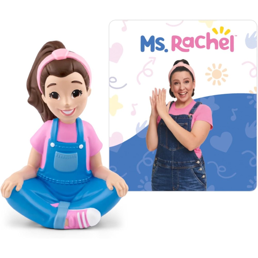 Tonies Ms Rachel Audio Toy Figurine front view showing the educational character design for toddlers.