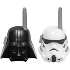eKids Star Wars walkie talkies front view showing Darth Vader and Stormtrooper character designs