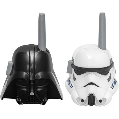 eKids Star Wars walkie talkies front view showing Darth Vader and Stormtrooper character designs