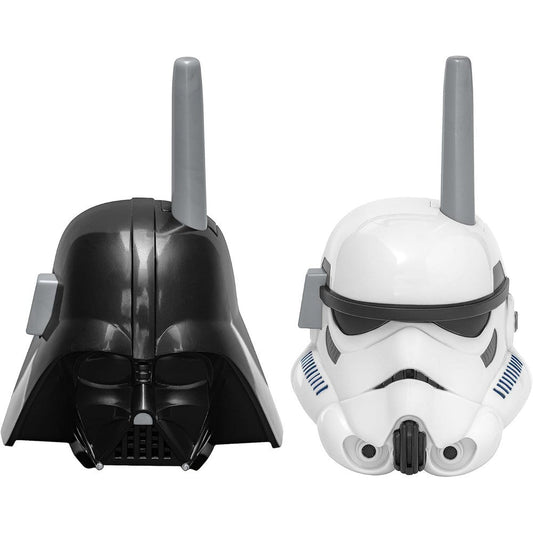 eKids Star Wars walkie talkies front view showing Darth Vader and Stormtrooper character designs