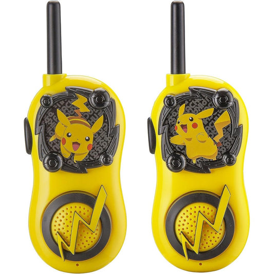 eKids Pokemon Pikachu Walkie Talkies front view featuring bright yellow character design