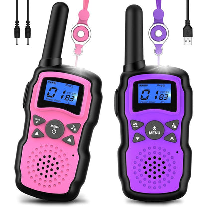 Wishouse rechargeable walkie talkies for kids front view